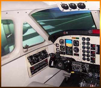 King Air B200 on motion