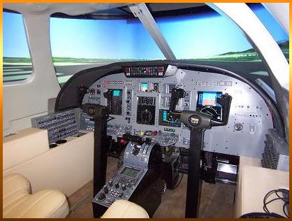 Cessna CJ3 simulator